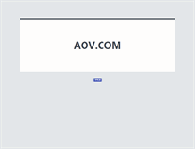 Tablet Screenshot of aov.com